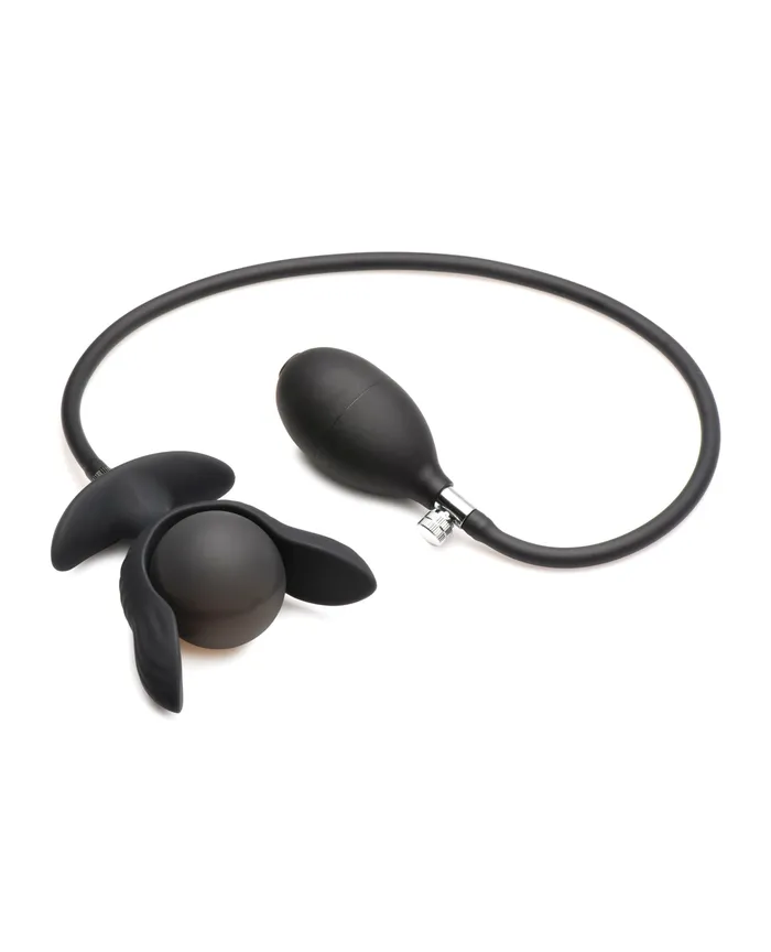 Xr LLC Master Series Dark Pearl Inflatable Vibrating Butt Plug wRemote Control Black Anal Xr LLC Master Series Dark Pearl Inflatable Vibrating Butt Plug wRemote Control Black Anal