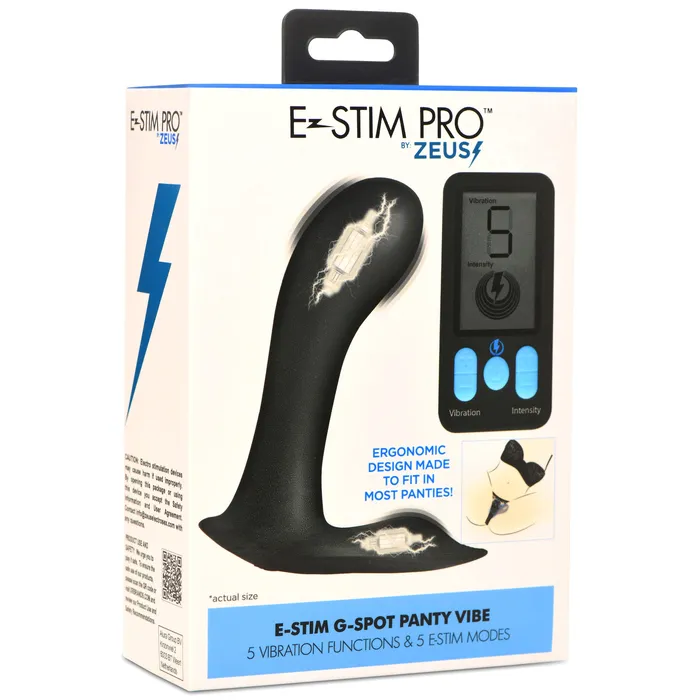 Zeus Electrosex Female Sex Toys EStim Pro GSpot Panty Vibe with Remote Control