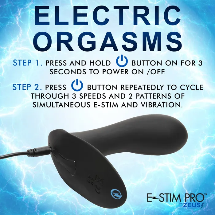 Zeus Electrosex Female Sex Toys EStim Pro GSpot Panty Vibe with Remote Control