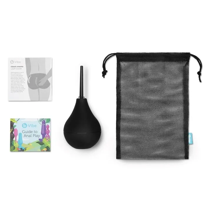 Anal bVibe bVibe Classic Enema Bulb Douche Black