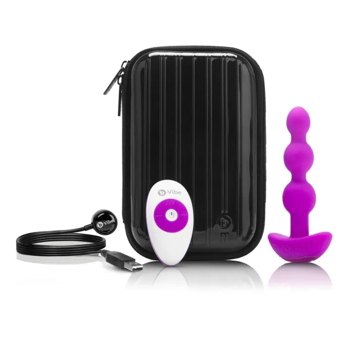 Anal bVibe bVibe Triplet Remote Control Anal Beads Fucshia