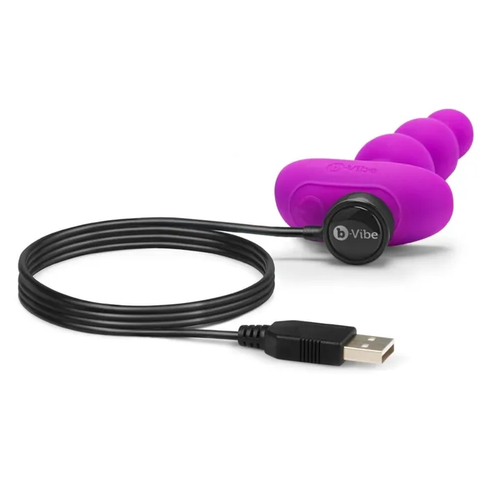 Anal bVibe bVibe Triplet Remote Control Anal Beads Fucshia