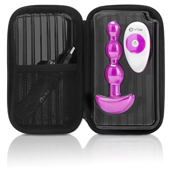 Anal bVibe bVibe Triplet Remote Control Anal Beads Fucshia