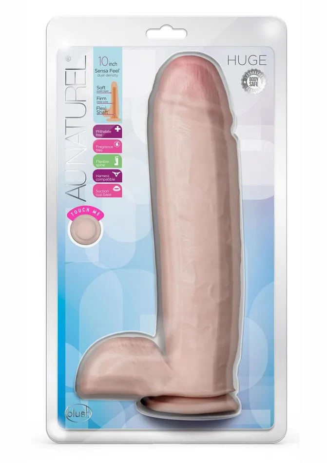 Au Naturel Female Sex Toys Au Naturel Huge Sensa Feel Dildo with Suction Cup
