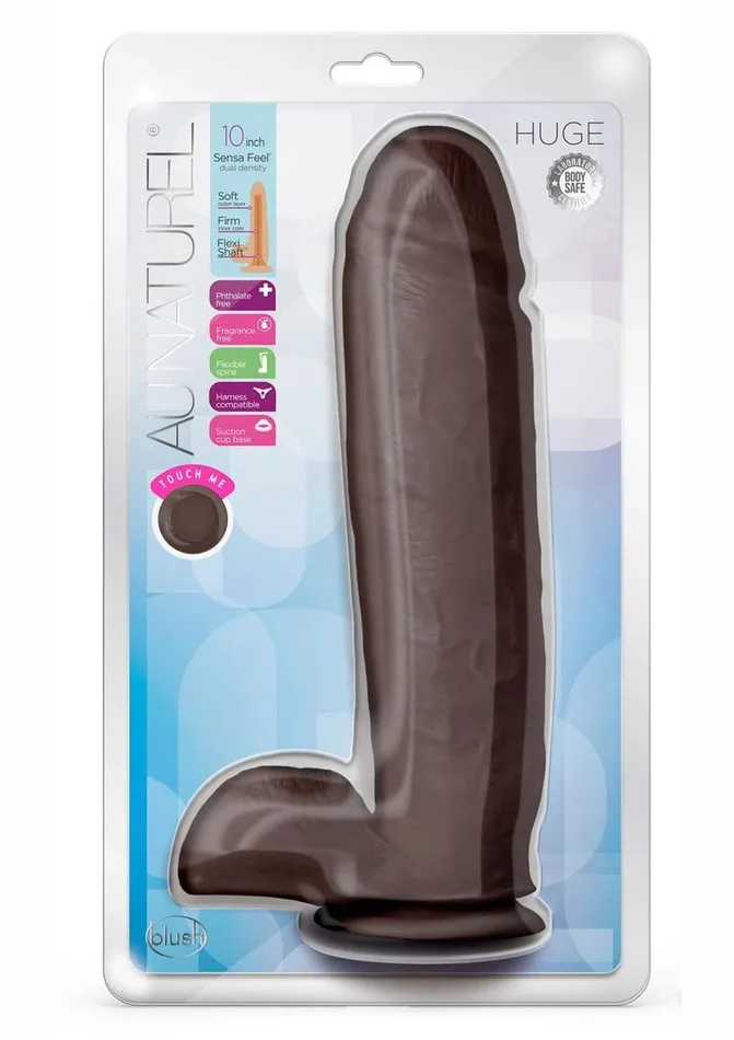 Au Naturel Female Sex Toys Au Naturel Huge Sensa Feel Dildo with Suction Cup