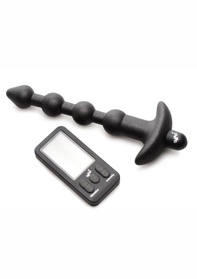 Bang 25x Rechargeable Silicone Anal Beads with Remote Control BANG Male Sex Toys