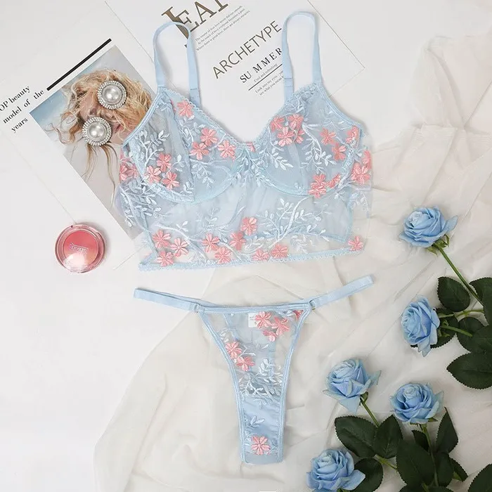 Bluebell Bliss Two Piece Lingerie Sinderella Couples Bluebell Bliss Two Piece Lingerie Sinderella Couples