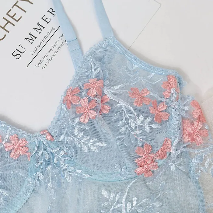 Bluebell Bliss Two Piece Lingerie Sinderella Couples Bluebell Bliss Two Piece Lingerie Sinderella Couples