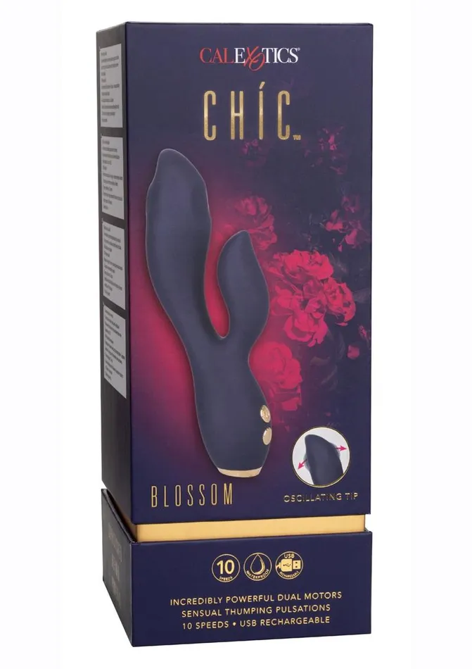 Chic Chic Blossom Rechargeable Silicone Rabbit Vibrator Female Sex Toys