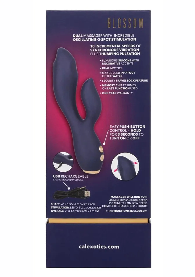 Chic Chic Blossom Rechargeable Silicone Rabbit Vibrator Female Sex Toys