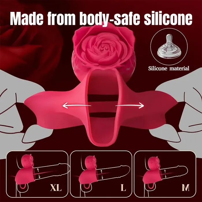 Couples Inyarose Couples Share Rose Vibrating Cock Ring