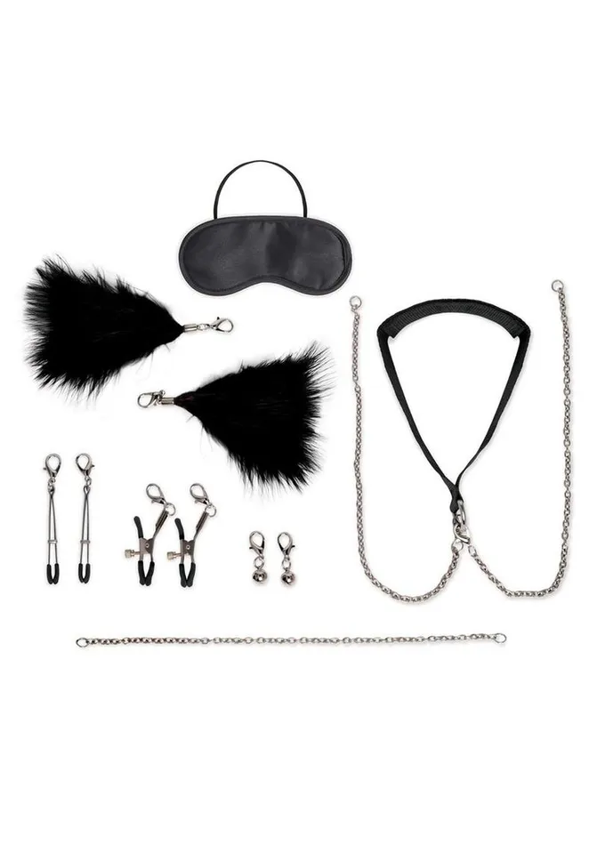 Couples Lux Fetish Lux Fetish Interchangeable Collar and Nipple Clip