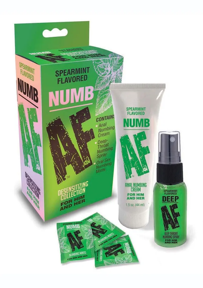 Couples Numb AF Kit Spearmint Flavor AF
