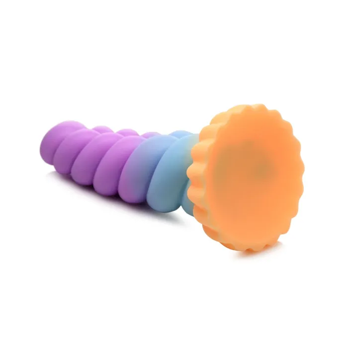 Creature Cocks Mystique Silicone Unicorn Dildo Purple Blue Orange Creature Cocks Dildos