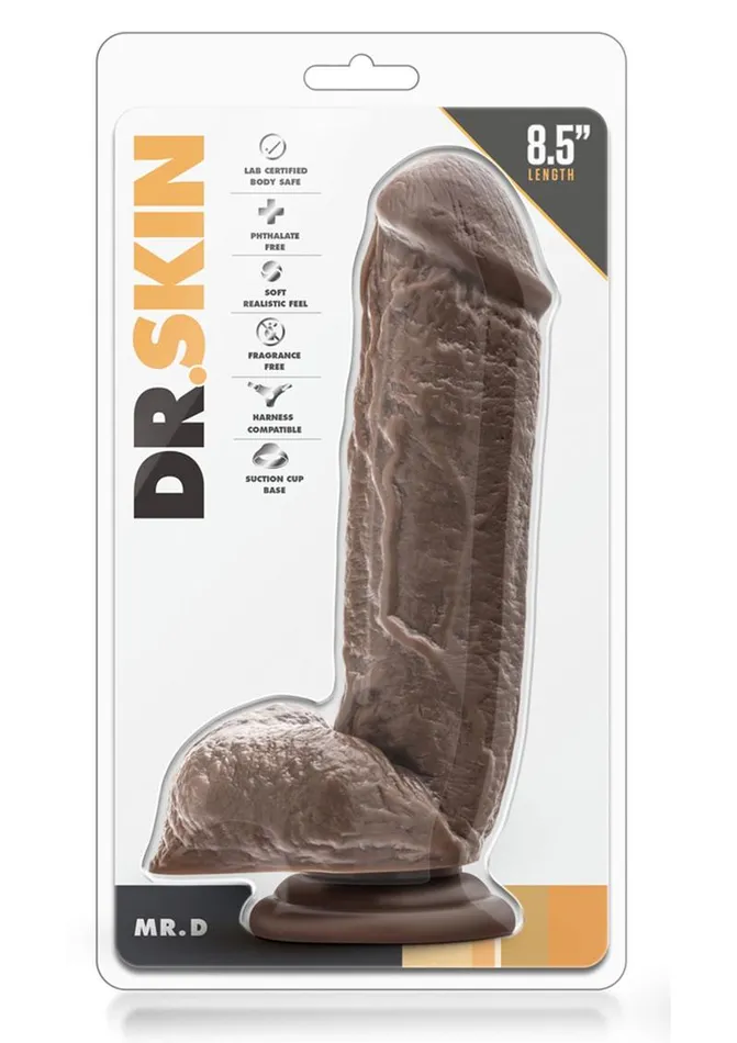 Dildos Dr Skin Dr Skin Mr D Dildo with Balls and Suction Cup