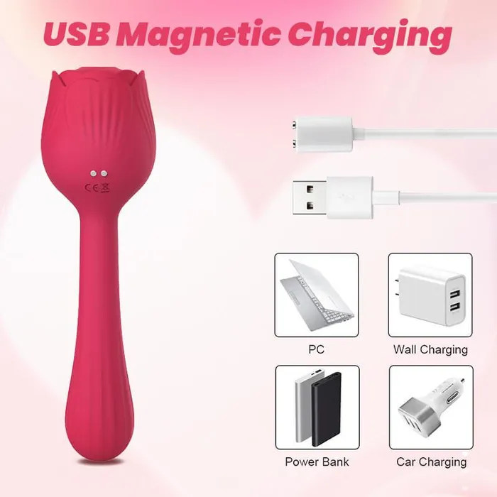 Enhanced Pleasure Rose Clitoral Stimulator Inyarose Female Sex Toys