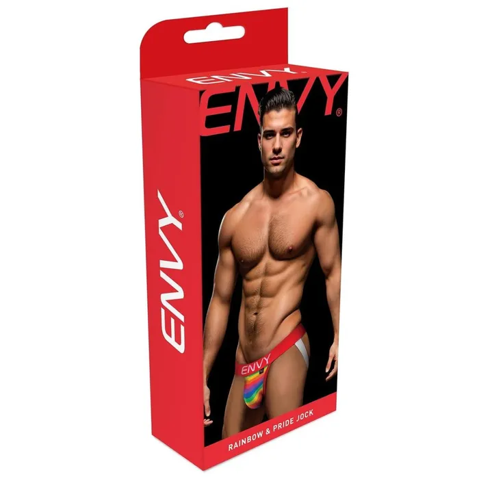 Envy Rainbow Pride Jock Strap Red Rainbow Envy Anal