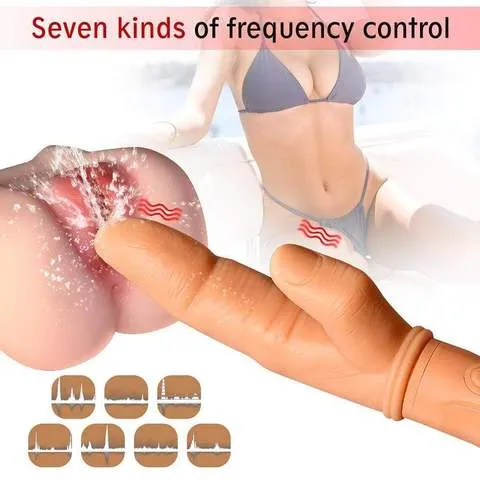 Female Sex Toys Earlypeach 7 Frequencies Modes Human Like Finger Vibrator