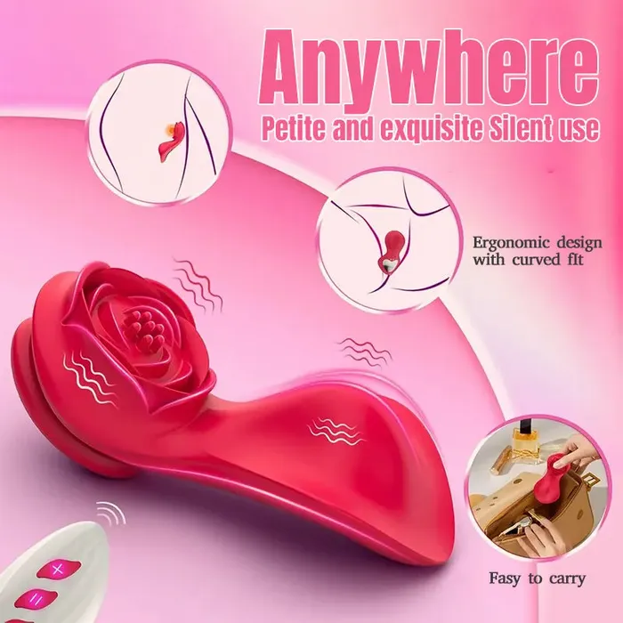 Female Sex Toys Inyarose Rose Panty Vibrator Discreet Pleasure OntheGo