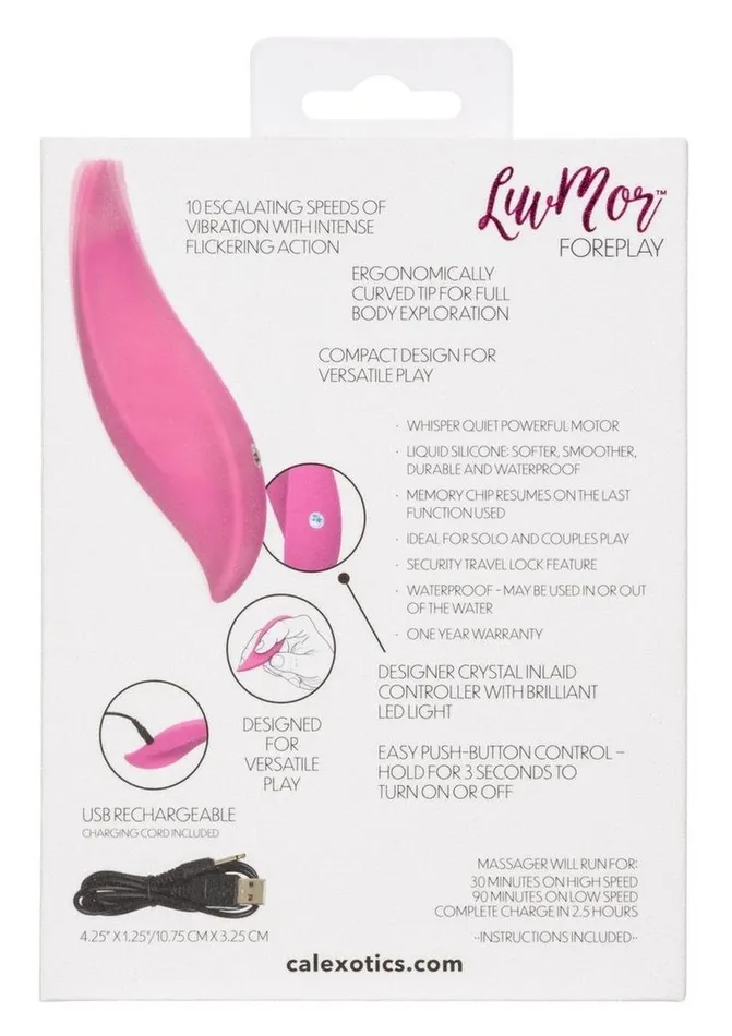 Female Sex Toys LuvMor Luvmor Foreplay Rechargeable Silicone Vibrator