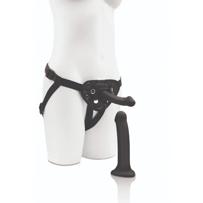 Female Sex Toys Me You Us Me You Us StrapOn Harness Kit With Dildos Black