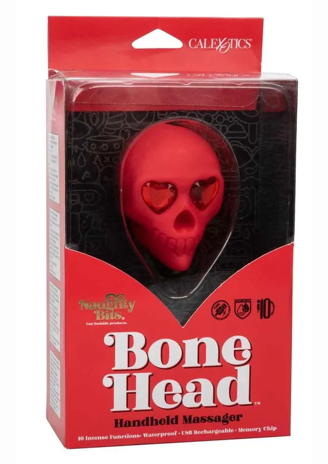 Female Sex Toys Naughty Bits Naughty Bits Bone Head Rechargeable Silicone Massager