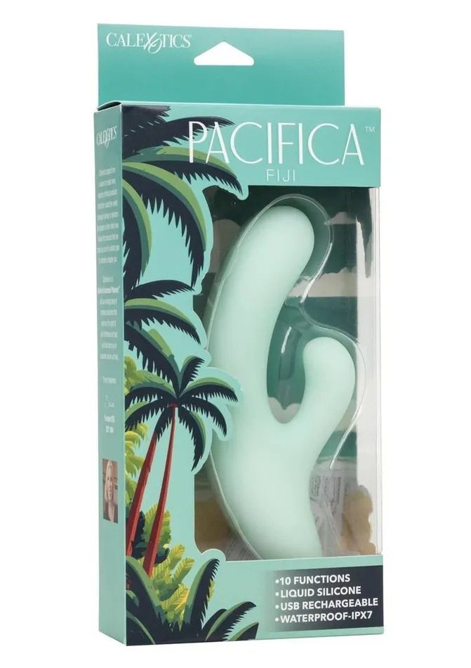 Female Sex Toys Pacifica Pacifica Fiji Rechargeable Silicone Dual Vibrator