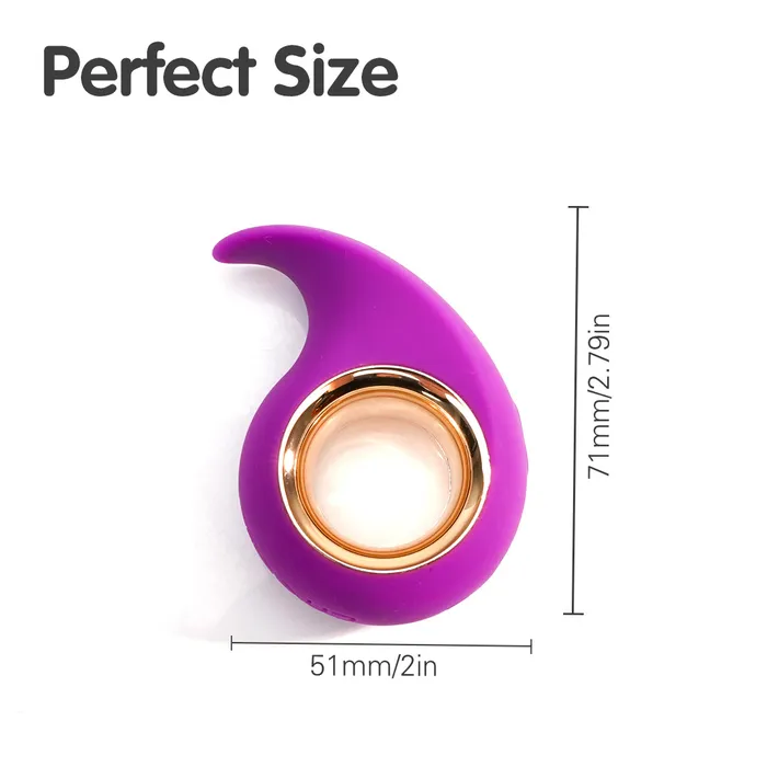 Female Sex Toys The Bad Peach Jodie Portable Comma Clitoral Vibrator