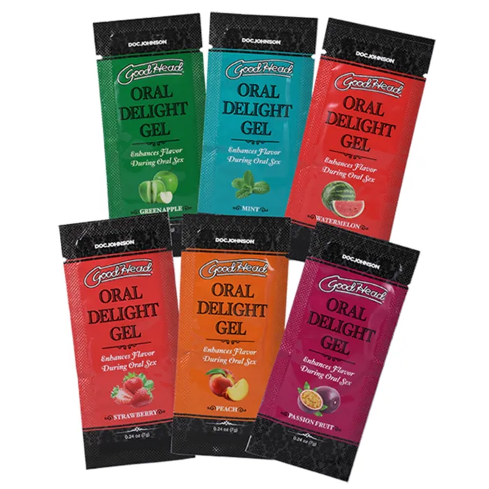 GoodHead Enhancers GoodHead Oral Delight Gel 6 Pack 024oz