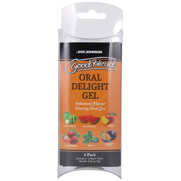 GoodHead Enhancers GoodHead Oral Delight Gel 6 Pack 024oz