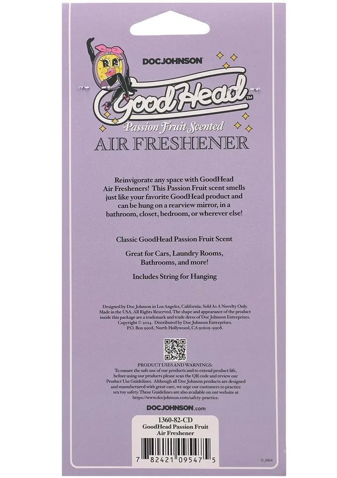 GoodHead Goodhead Air Freshener Passion Fruit Vibrators