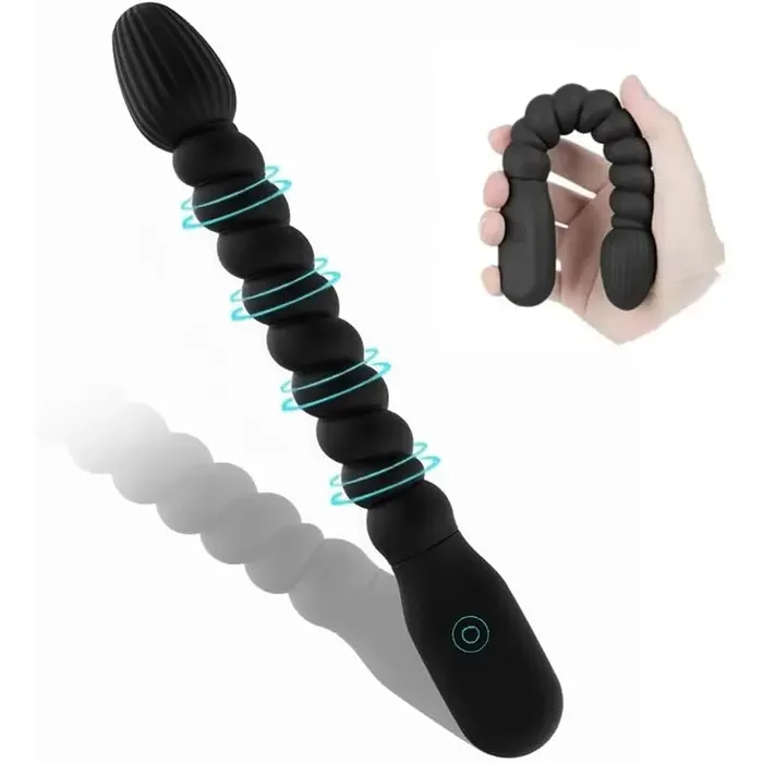 Inyarose 10Speed Anal Plug with Vibration Male Sex Toys