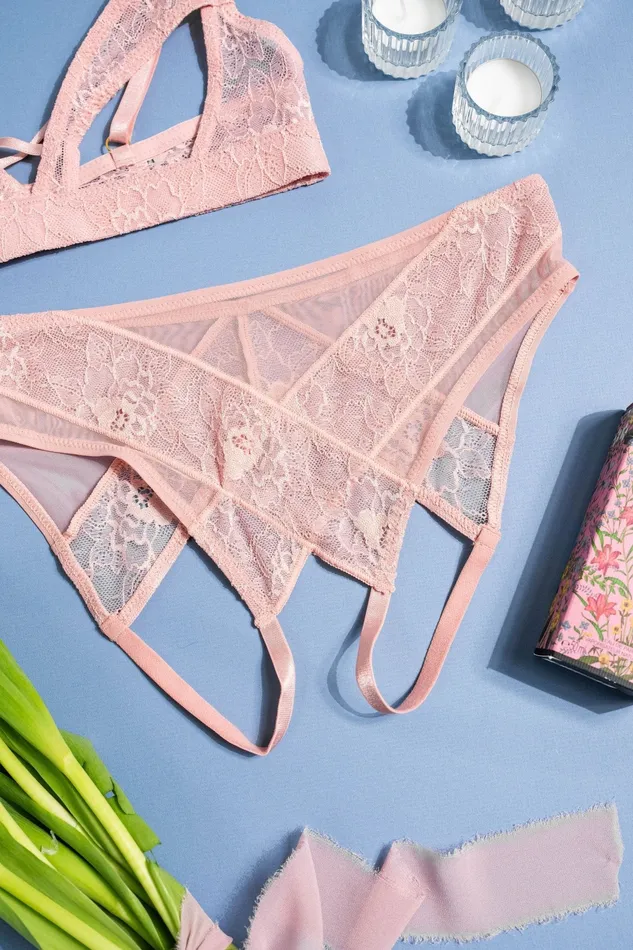 Lacy Crotchless Panty Blush Mentionables Vibrators Lacy Crotchless Panty Blush Mentionables Vibrators