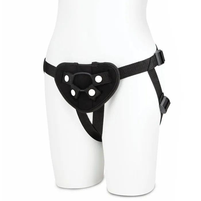 Lux Fetish Female Sex Toys Lux Fetish Adjustable StrapOn Harness Black
