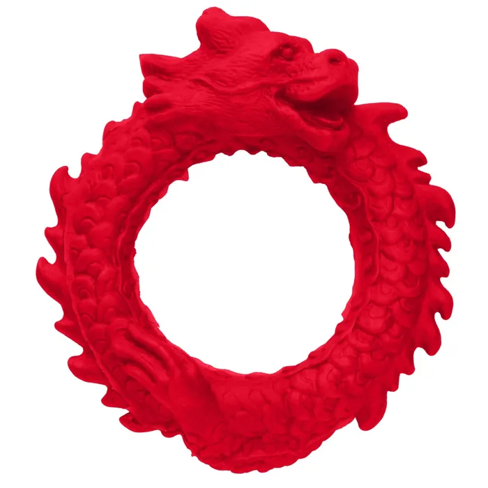 Male Sex Toys Creature Cocks Creature Cocks Rise Of The Dragon Silicone Cock Ring Red