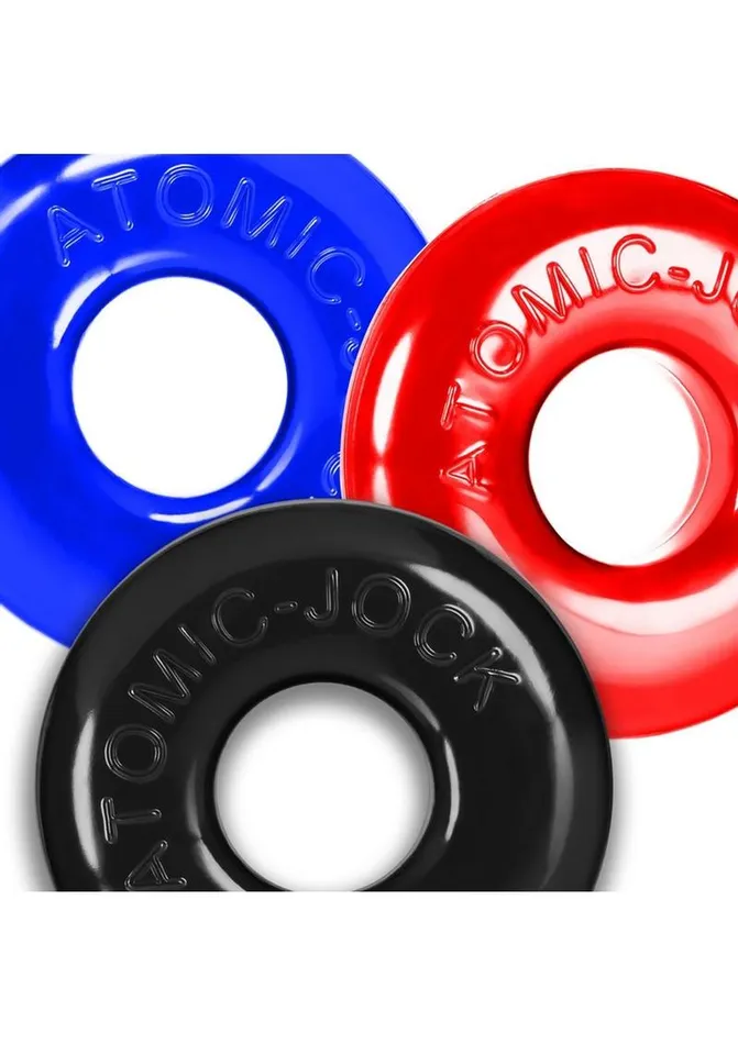 Male Sex Toys Oxballs Ringer Max Cock Ring 3 Pack Assorted