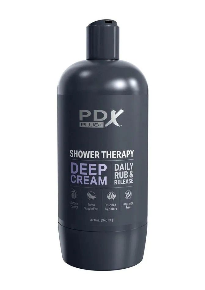 Male Sex Toys PDX Plus Pdx Plus Shower Therapy Deep Cream Discreet Stroker Frosted Male Sex Toys PDX Plus Pdx Plus Shower Therapy Deep Cream Discreet Stroker Frosted