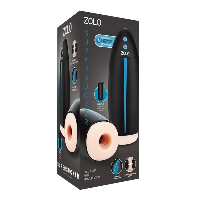 Male Sex Toys Zolo Super Sucker Full Shaft Male Masturbator Zolo