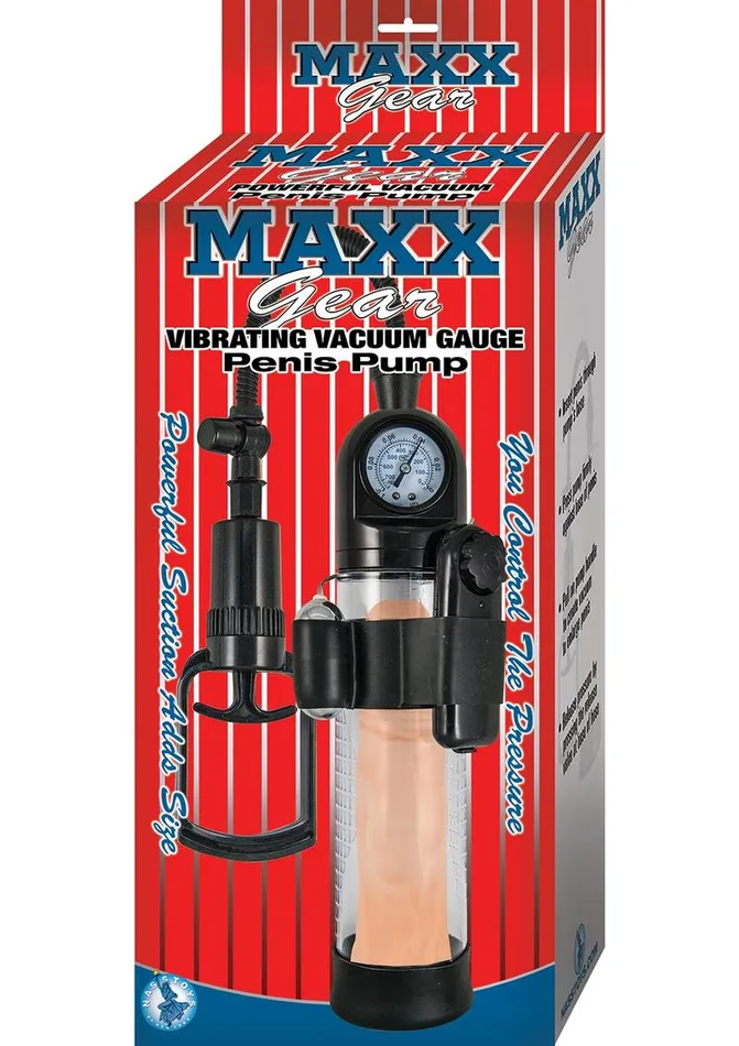 Maxx Gear Male Sex Toys Maxx Gear Vibrating Vacuum Gauge Penis Pump Maxx Gear Male Sex Toys Maxx Gear Vibrating Vacuum Gauge Penis Pump
