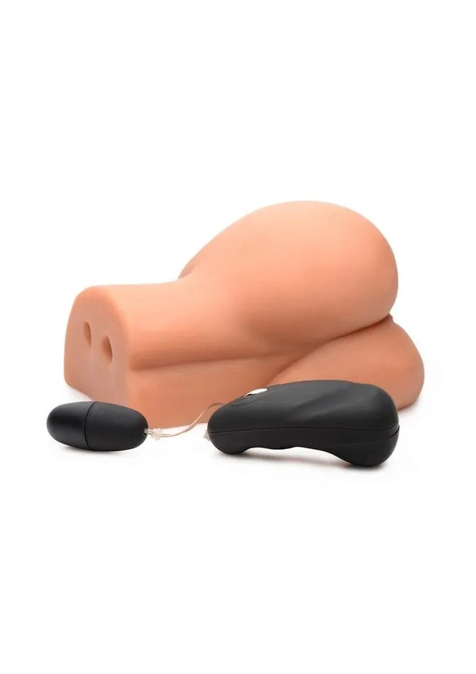 Mistress Alexis Vibrating Bioskin Sidesaddle Stroker Pussy and Ass Mistress Male Sex Toys