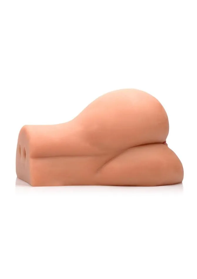 Mistress Alexis Vibrating Bioskin Sidesaddle Stroker Pussy and Ass Mistress Male Sex Toys