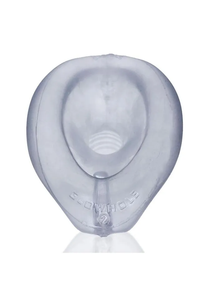 Oxballs Female Sex Toys Glowhole 2 Light Up Hollow Silicone Buttplug