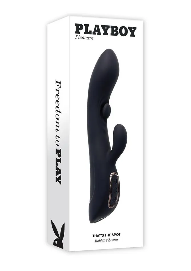Playboy Female Sex Toys Playboy Thats The Spot Rechargeable Silicone Dual Stimulating Vibrator