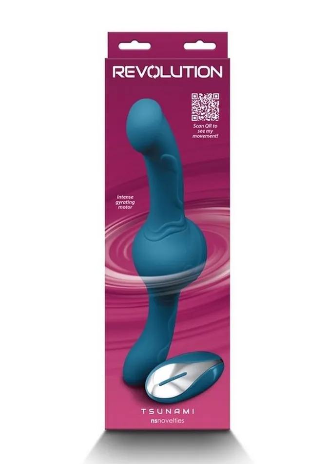Revolution Revolution Tsunami Rechargeable Silicone Vibrator with Remote Control Female Sex Toys Revolution Revolution Tsunami Rechargeable Silicone Vibrator with Remote Control Female Sex Toys