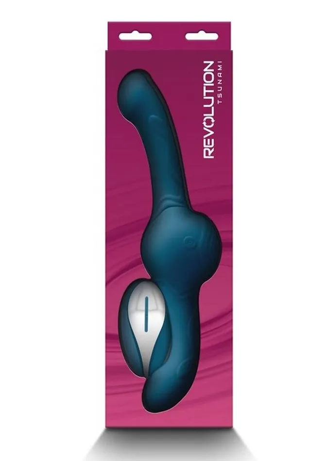 Revolution Revolution Tsunami Rechargeable Silicone Vibrator with Remote Control Female Sex Toys Revolution Revolution Tsunami Rechargeable Silicone Vibrator with Remote Control Female Sex Toys