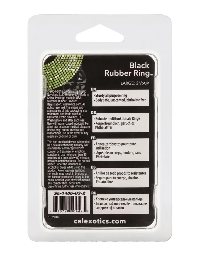 Rings Black Rubber Cock Ring Male Sex Toys