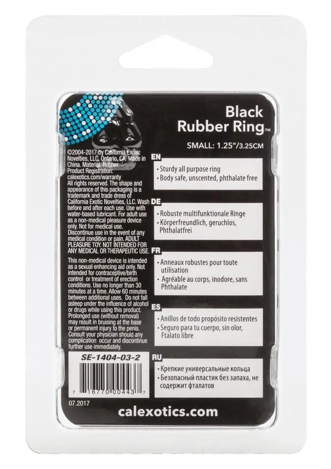 Rings Black Rubber Cock Ring Male Sex Toys