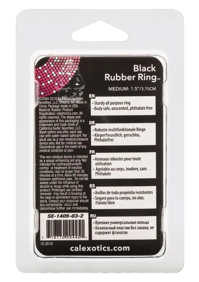 Rings Black Rubber Cock Ring Male Sex Toys