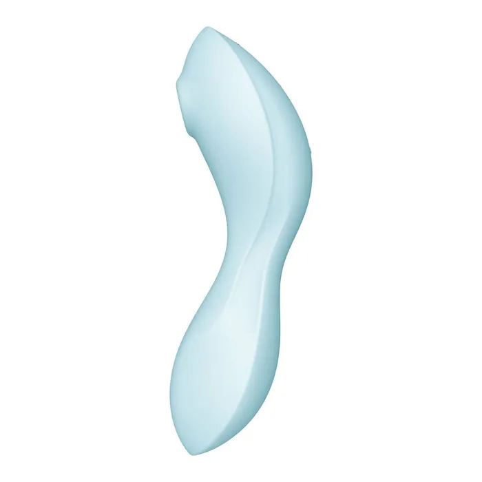 Satisfyer Vibrators Satisfyer Curvy Trinity 5 Plus Air Pulse Vibrator Light Blue