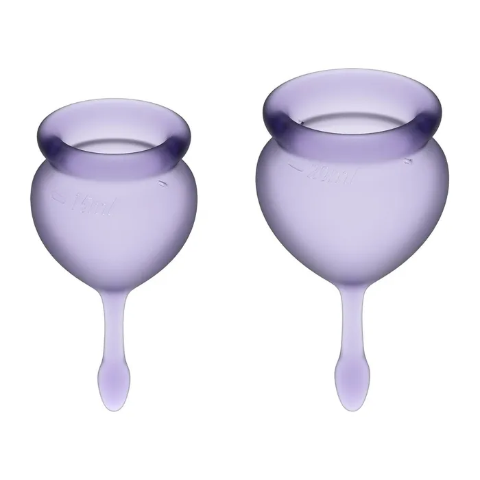 Satisfyer Vibrators Satisfyer Feel Good Menstrual Cups Lilac